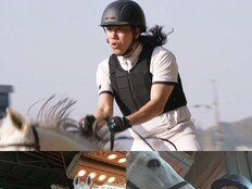 임우일, 꽉 끼는 승마복+흩날리는 장발 ‘반전 매력 폭발’