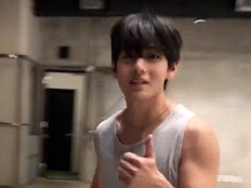 방탄소년단 뷔 농구 라이브, 체대오빠 실사판 등장