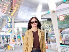 김세정, 트렌치 하나로 공항 접수하고 떠났다 [화보]