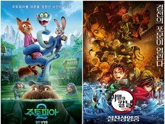 흥행 잭팟 ‘주토피아 2’ vs 암초 만난 ‘귀칼’… 중국서 운명 갈랐다