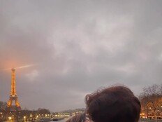 추신수♥하원미, 입술 닳겠네…‘22년 차 부부’의 에펠탑 키스