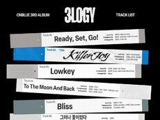 씨엔블루, 정규 3집 ‘3LOGY’ 트랙리스트 공개