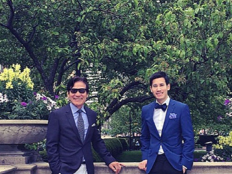 안성기 장남 안다빈, 추억 사진 공개…말 대신 남긴 그리움