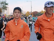 션, 子 하율이에게 밀렸다 “10km 기록 나보다 빨라” (뛰산2)