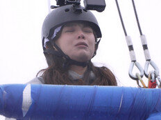 정가은 “엄마니까 한다” 45m ‘빅스윙’ 강하 도전…장윤정 눈물