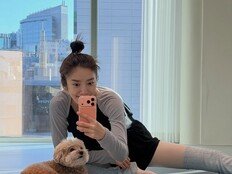 손담비, 출산 3개월만에 17kg 빼더니…발레복이 ‘헐렁’ [DA★]