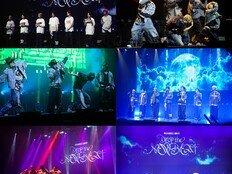 뉴비트, 단체로 눈물 펑펑…데뷔 첫 단독 콘서트 성료