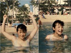 최유라, 35년 전 하와이 신혼여행 사진 공개…“참 어렸구나”