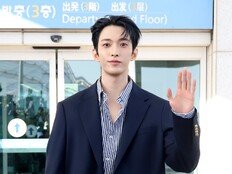 세븐틴 도겸, 클래식한 블레이저로 겨울 남친룩 완성