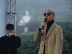 구준엽, 아내 서희원 1주기 제막식…장모 눈물 곁 지켰다