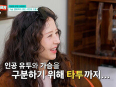 서정희, 유방암 투병 그 후 “가슴 안 가려…인공 유두+타투” (남겨서 뭐하게)[종합]