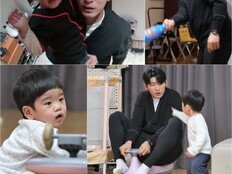 황금 야구 DNA…이정후, 조카 고태현 공던지기 테스트 (슈돌)