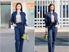 ‘청청 패션’도 르세라핌 허윤진이 하면 다르다