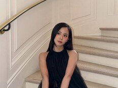 블랙핑크 지수, 블랙 드레스 속 가녀린 어깨라인…독보적 우아함 [DA★]