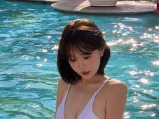 “애둘맘 맞아?” 홍영기, 아슬아슬 끈 비키니 입고 뽐낸 몸매 [DA★]