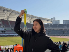 유이, 10km 56분 완주…꾸준한 운동으로 기록 단축