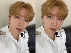 몬스타엑스 기현, 금발에 푸른 눈…왕자님 비주얼 [DA★]
