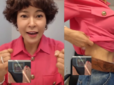 조혜련, 52.6kg 최저 몸무게 공개…갈비뼈 드러난 복부 화제