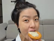 둘째 임신한 안영미, 또 디저트 들었다…“버터떡 맛있는데?”