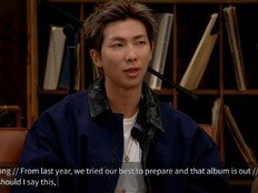 RM “정말 열심히 준비했는데 발목 부상”…아쉬움 속 전한 진심