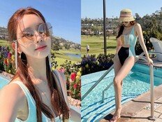 이다해, ♥세븐과 수영장 데이트…급하게 산 수영복도 ‘완벽 소화’ [DA★]