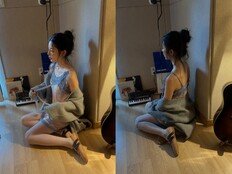 장재인, 레이스 슬립 차림…뼈말라 레전드 미모 [DA★]