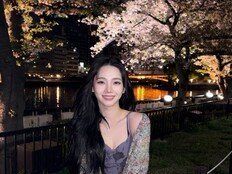 카리나랑 벚꽃 데이트할 사람…설렘 가득 여친짤 대방출 [DA★]