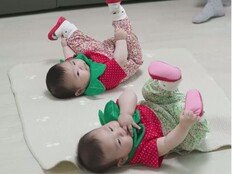 손민수♥임라라 쌍둥이 남매, 96세 외증조할머니 앞 재롱 폭발 (슈돌)