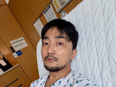 유병재 병상 누웠다…수척해진 얼굴로 수술 근황