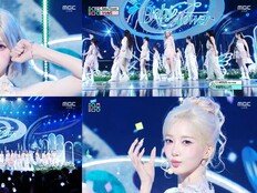 ‘스물네 명이 펼치는 칼군무’ 트리플에스, ‘음악중심’ 압도한 완전체 퍼포먼스