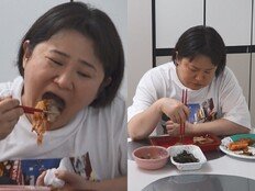 김신영 “아침엔 무조건 삼겹살”…왕처럼 먹다 갑자기 멈췄다(나혼산)