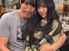 ‘161cm’ 쯔양, ‘217cm’ 최홍만 품에 쏙…“아빠와 딸 같아” [SD셀픽]