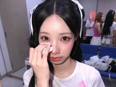 리센느, 첫 1위에 울컥…눈물 닦는 모습마저 ‘프리티 걸’ [DA★]