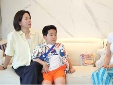 ‘47세 임신’ 한다감, 아들 육아 예행연습…울음 터지자 ‘진땀’ (슈돌)