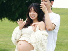 ‘득녀’ 김지영, 생후 8일 딸 벌써 다리 꼬기…“요염해 울 아가”
