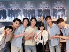 가인, 2PM 완전체 사이에서 활짝…콘서트 관람→백스테이지까지 [SD셀픽]