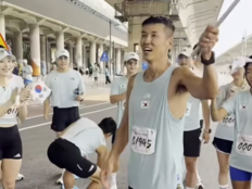 션, 81.5km 뛰었더니 73.2kg→68.2kg…11시간 만에 5kg 빠졌다 [SD셀픽]