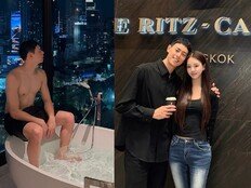 이관희 욕조 물 받아 놓고…♥유시은과 꿀맛 휴가 [DA★]