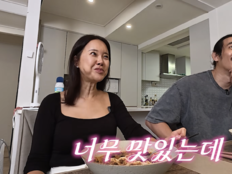 백지영, ♥정석원 첫 짬뽕에 눈 뒤집혔다…“너무 맛있어” 국물까지 싹