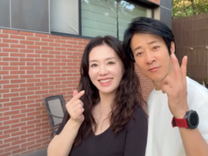 하희라, 58세 믿기지 않는 동안…65세 최수종과 ‘오랜만에 투샷’ [SD셀픽]