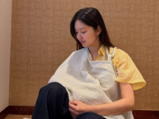 최유화, 야외서도 아들 모유 수유…“6개월 성공, 조금 더 해볼 것” [SD톡톡]