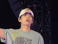 방탄소년단 뷔, 페루 무대서 한글날 알렸다…직접 쓴 티셔츠 ‘눈길’