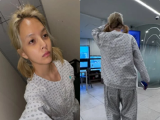 AOA 지민, 맥주캔 가득한 사진 뒤 환자복 근황…무슨 일?