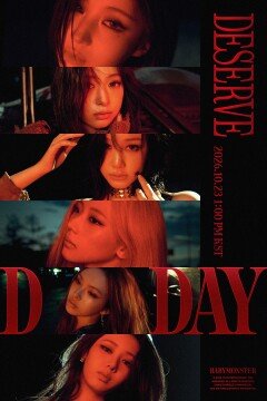 베이비몬스터, 오늘(23일) 오후 1시 신곡 ‘DESERVE’ 공개