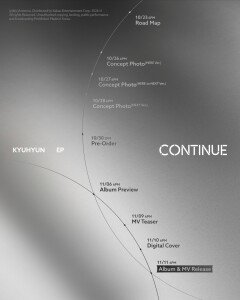 규현, 11월 새 EP ‘CONTINUE’ 발매… 12월 아시아 투어