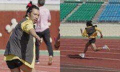 김민, 동두천 운동회 3년째 참가…동네 에이스로 변신