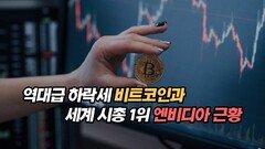 역대급 하락세 비트코인과 세계 시총 1위 엔비디아 근황