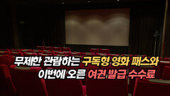 무제한 관람하는 구독형 영화 패스와 이번에 오른 여권 발급 수수료