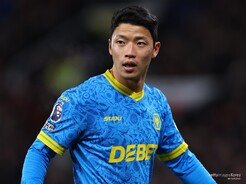 황희찬 ‘경기가 안 풀리네’ [포토]