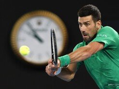 테니스 황제의 강력한 공격 [포토]